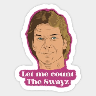 Patrick Swayze Sticker